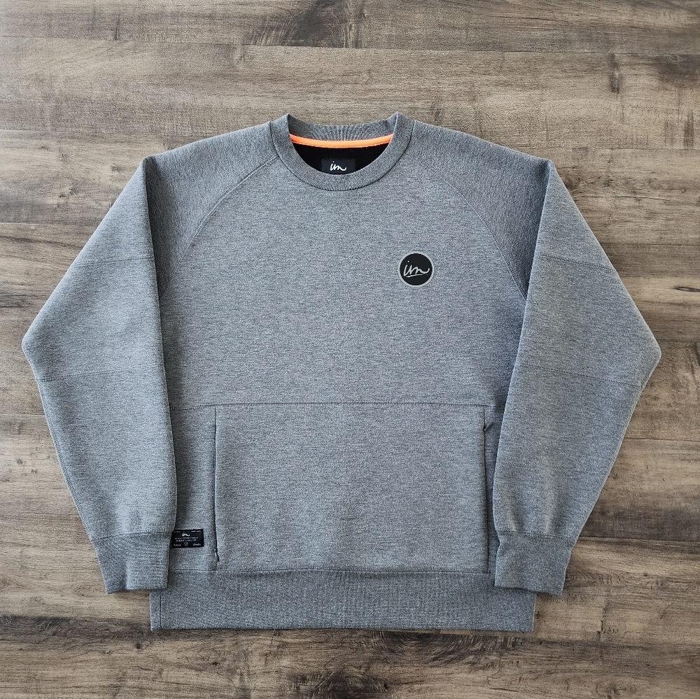 Imperial Motion Filament Gunmetal Tech Fleece Crewneck Sweatshirt Men's Medium